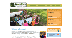 Desktop Screenshot of pepperhillpreschool.com